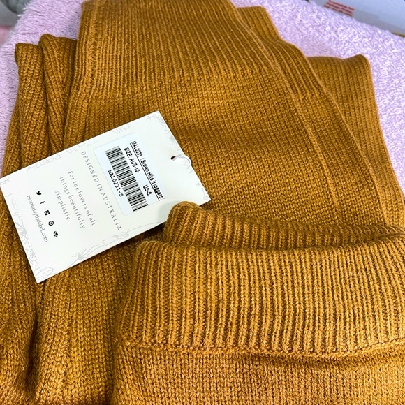 NEW Brown Hike it Joggers High-Rise Knit Leggings - Picture 3 of 10